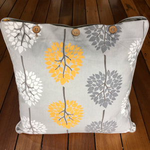 Cushion - Grey/yellow trees